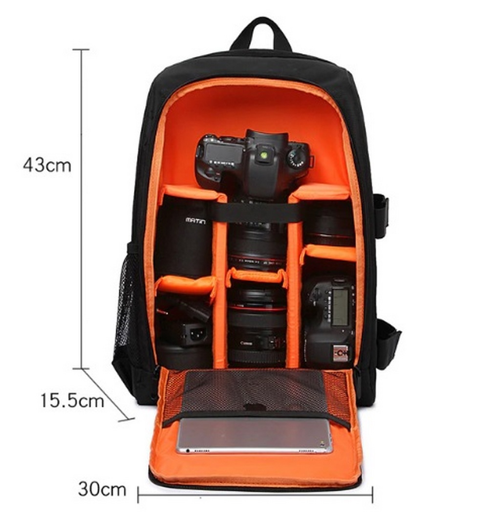 Mochila Back Pack Para Camara Reflex Dlsr Laptop Impermeable