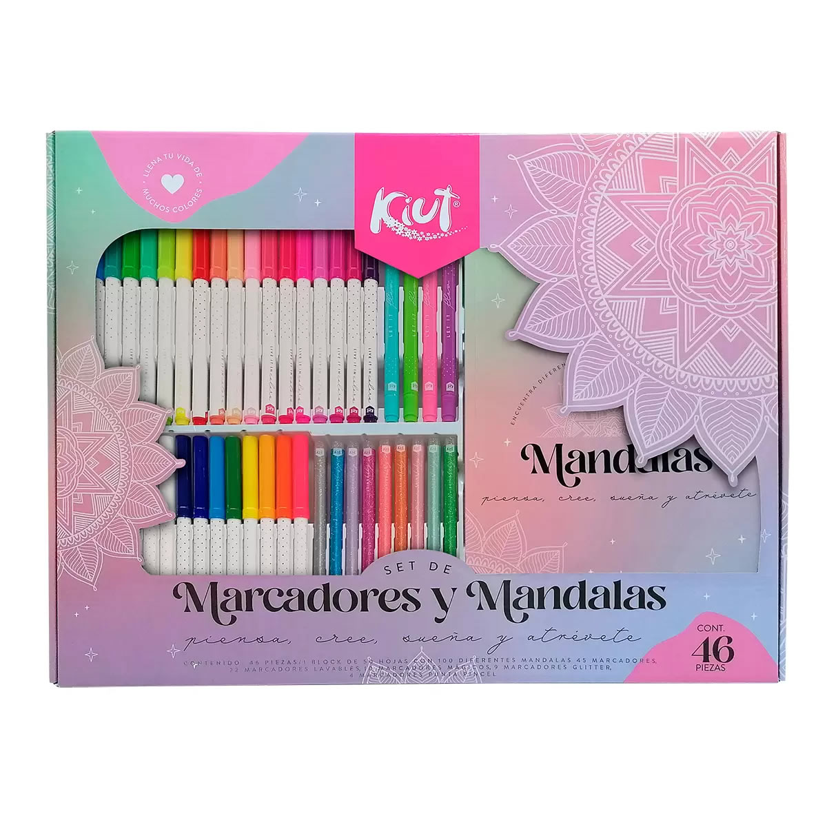 Set De Marcadores Y Mandalas Kiut KW-2133623 CST