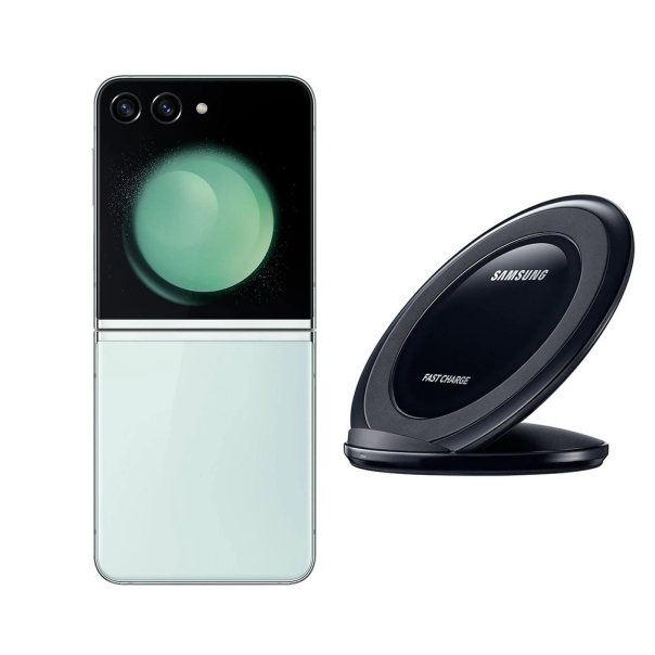 Samsung Galaxy Z Flip 5 512GB Menta Snapdragon + Cargador inalámbrico