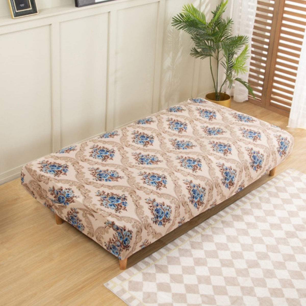 Funda De Futón Elástica Para Sofá Cama Sin Brazos Style 10