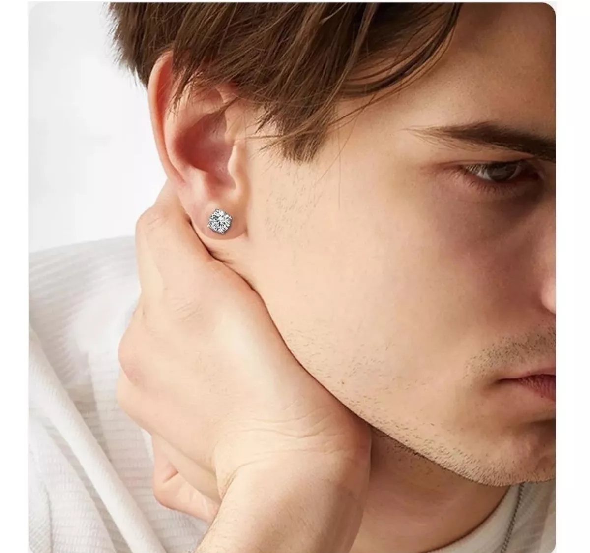 10 Pares Aretes Hombre Falsos Piercing Imán Arracadas Acero10 Pares Aretes Hombre Falsos Piercing Imán Arracadas Acero