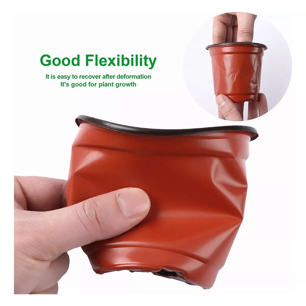 Kit Maceta Blanda De 4 Pulgadas Maceta Fácil De Plántulas 100pcs