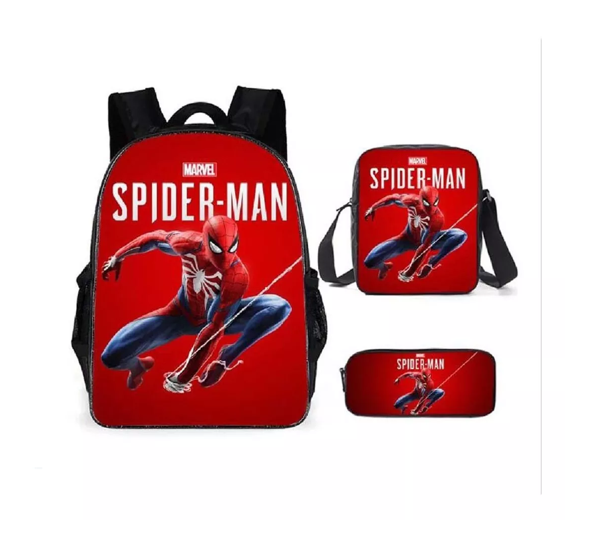 Mochila Marvel Spider-Man 3 Piezas