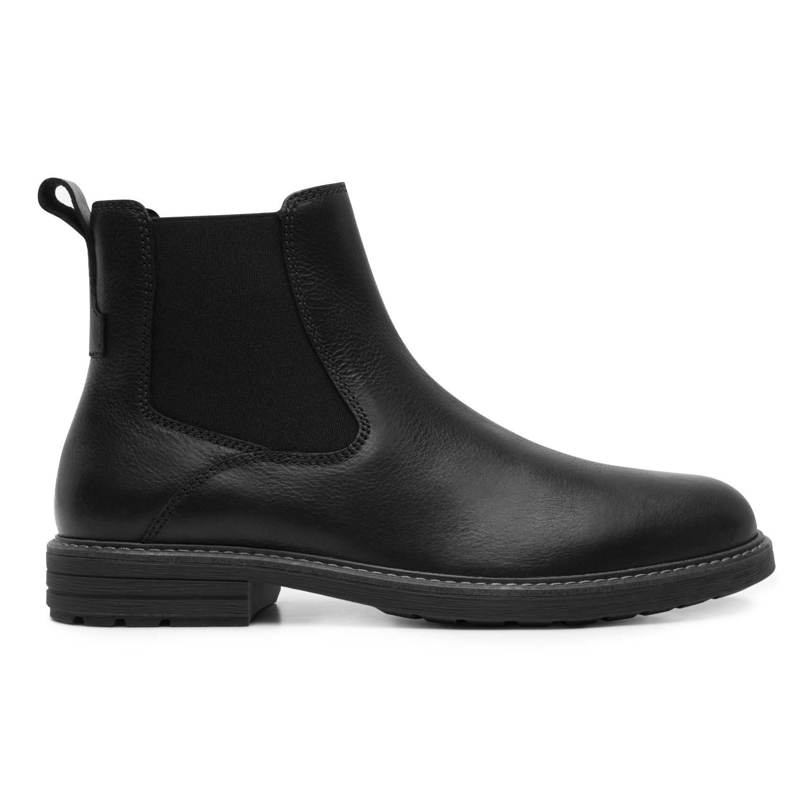 Botines Tipo Chelsea Negro Flexi Clasico 402518 Hombre Moda