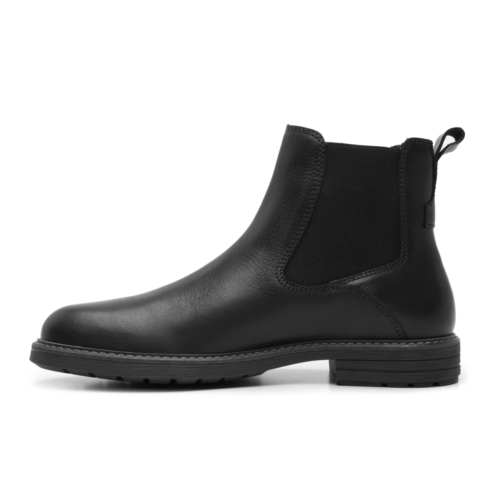 Botines Tipo Chelsea Negro Flexi Clasico 402518 Hombre Moda