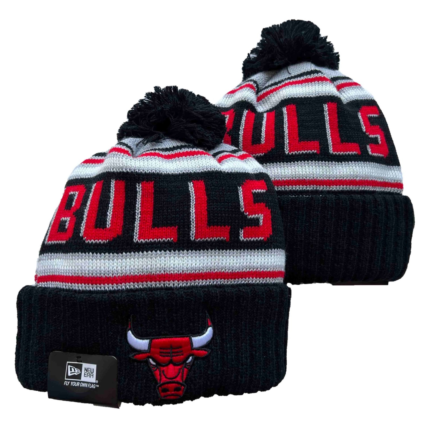 Gorro de invierno New Era Chicago Bulls Negro-Gris 402895