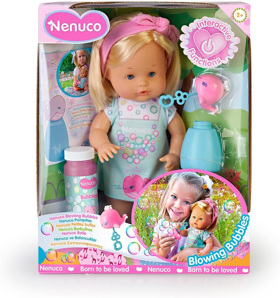 Muñeca Bebé Nenuco Burbujas-pompitas
