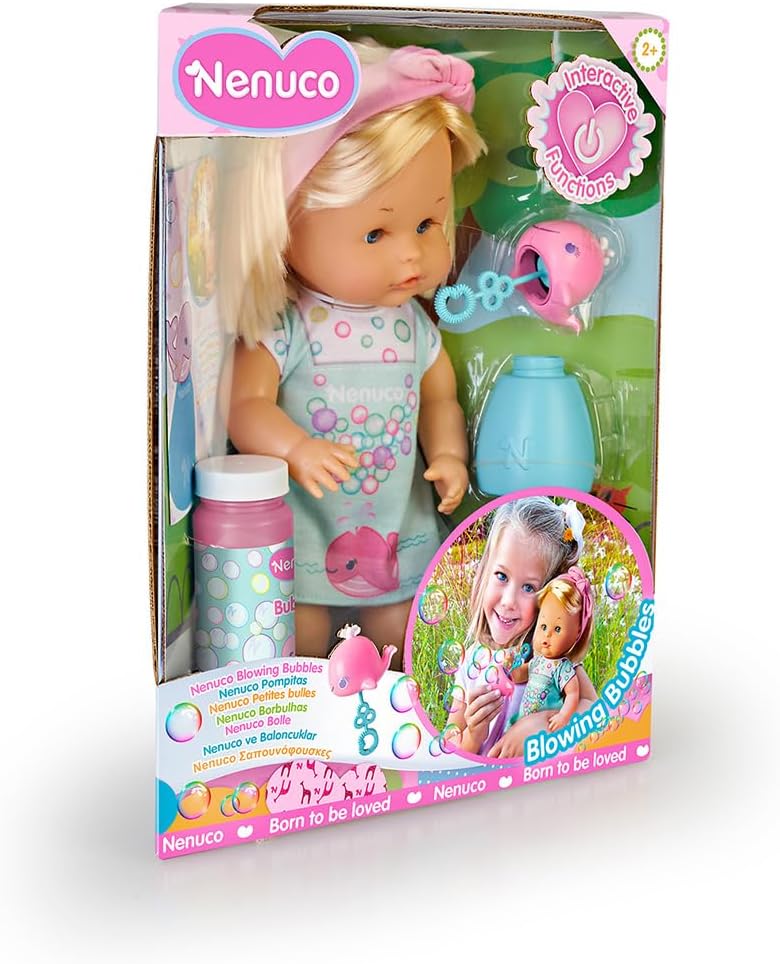 Muñeca Bebé Nenuco Burbujas-pompitas