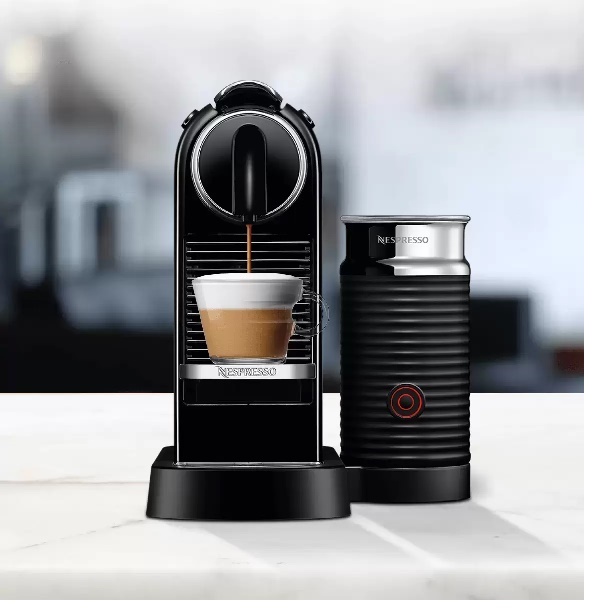 Cafetera + Aeroccino Nespresso Citiz & Milk Con 14 Cápsulas