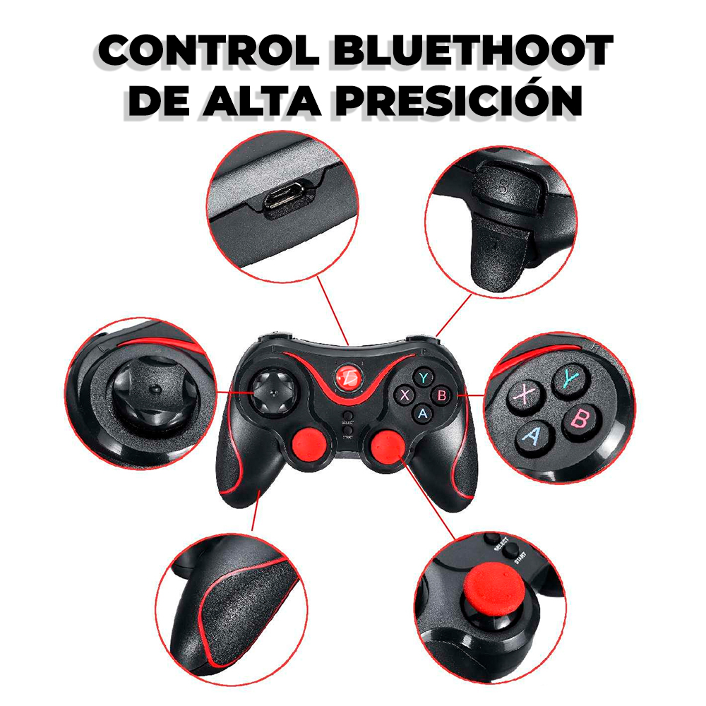 Control Con Joystick Bluetooth Multiplataforma Android /IOS Soporte