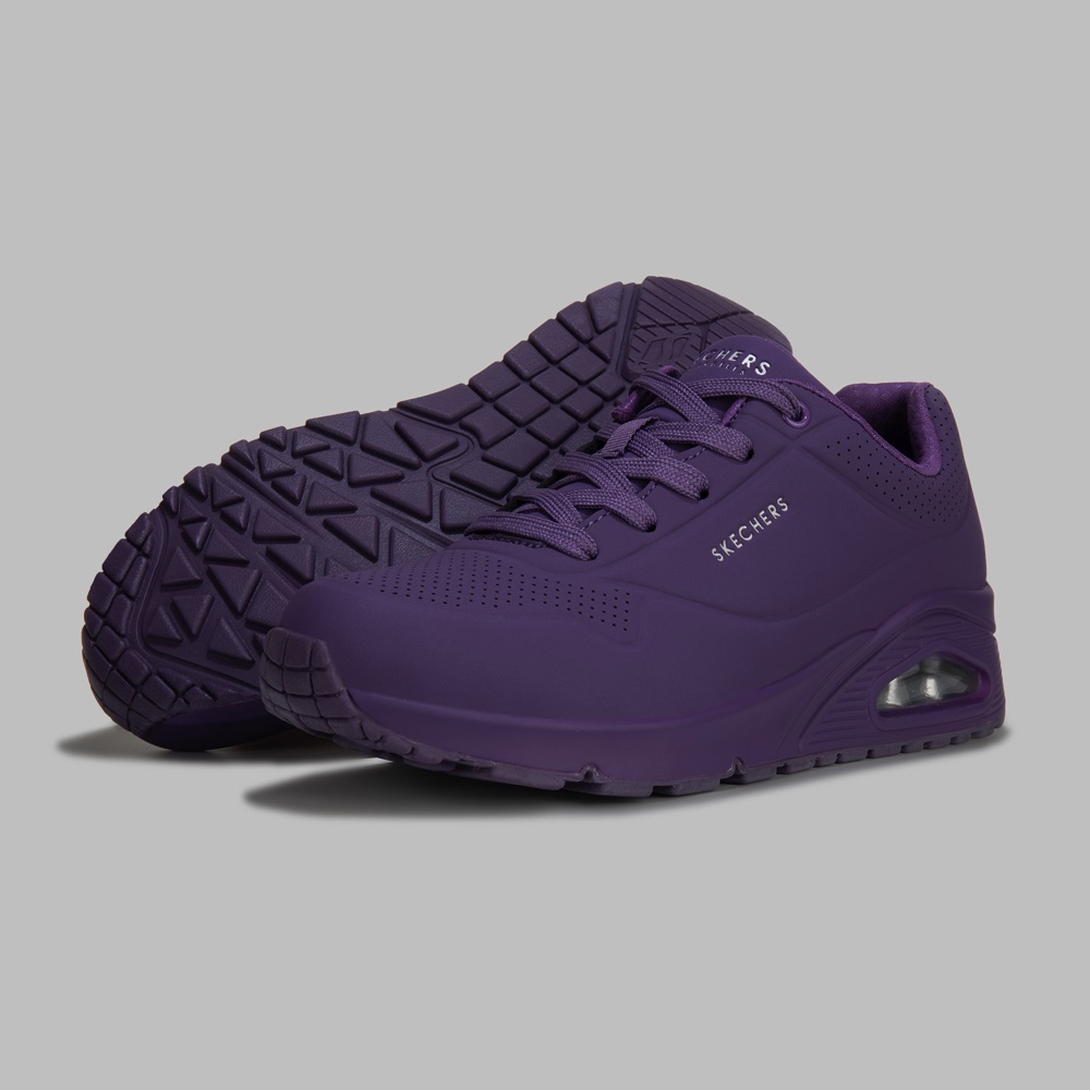 Tenis Skechers Uno Mujer Morado