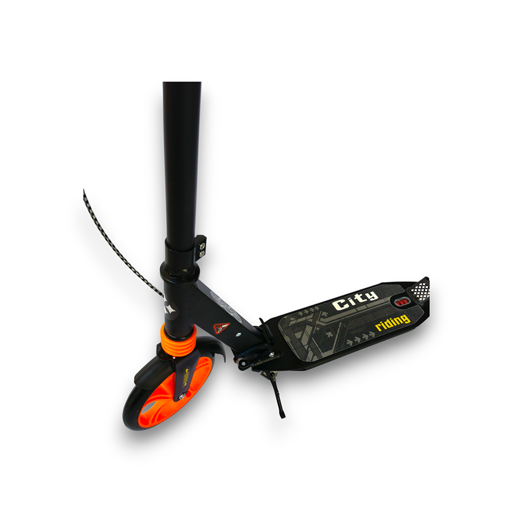 Scooter Patín Urbano Plegable Con Freno Negro