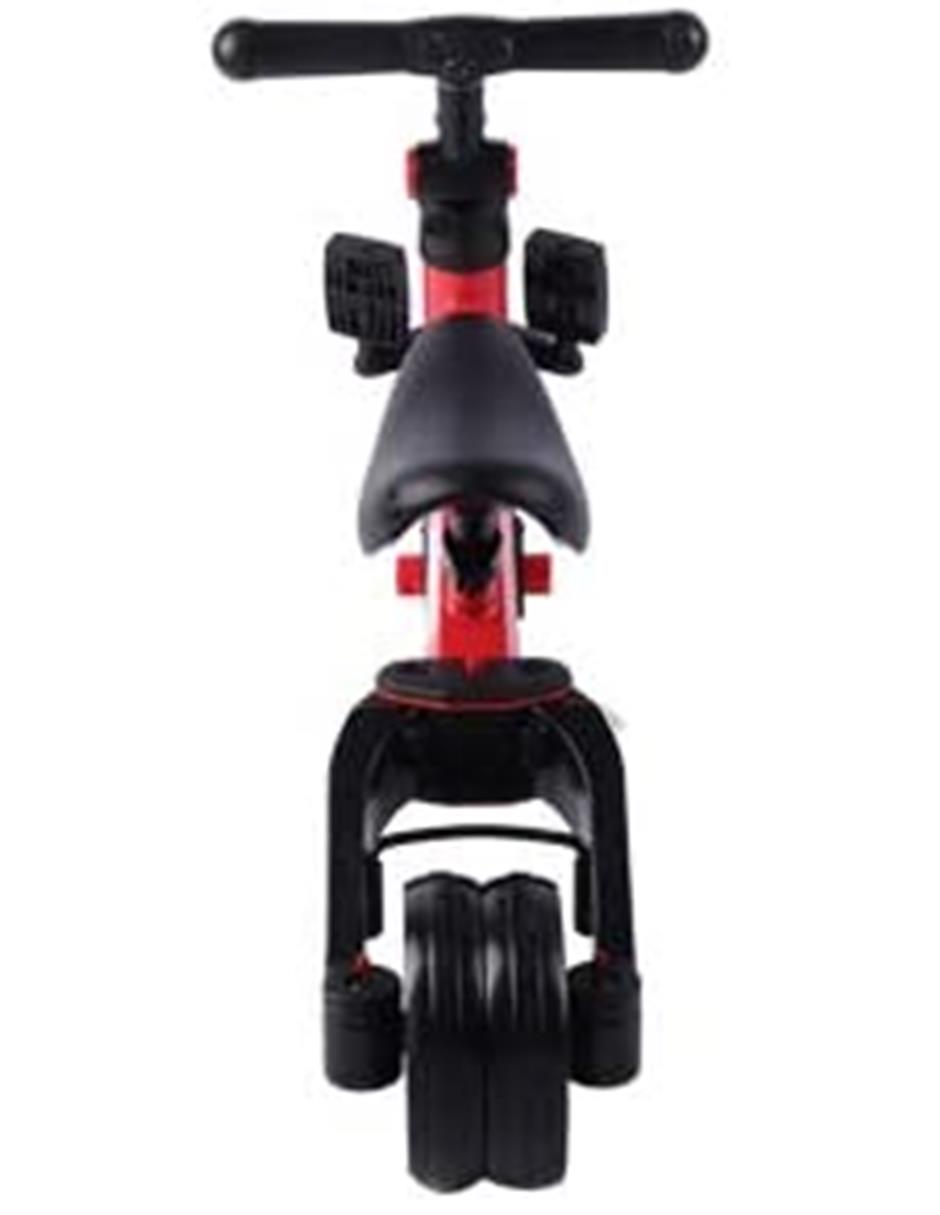 Triciclo Transformable en Bicicleta Entrenadora Rojo