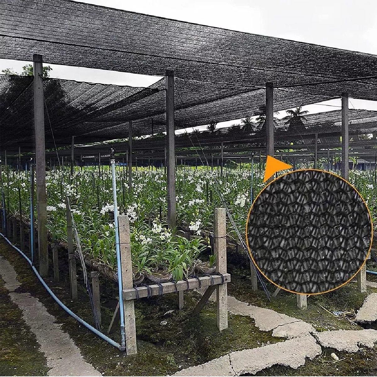 Maya Sombra Negra 70% 4.5x15 Mts Mallasombra Malla