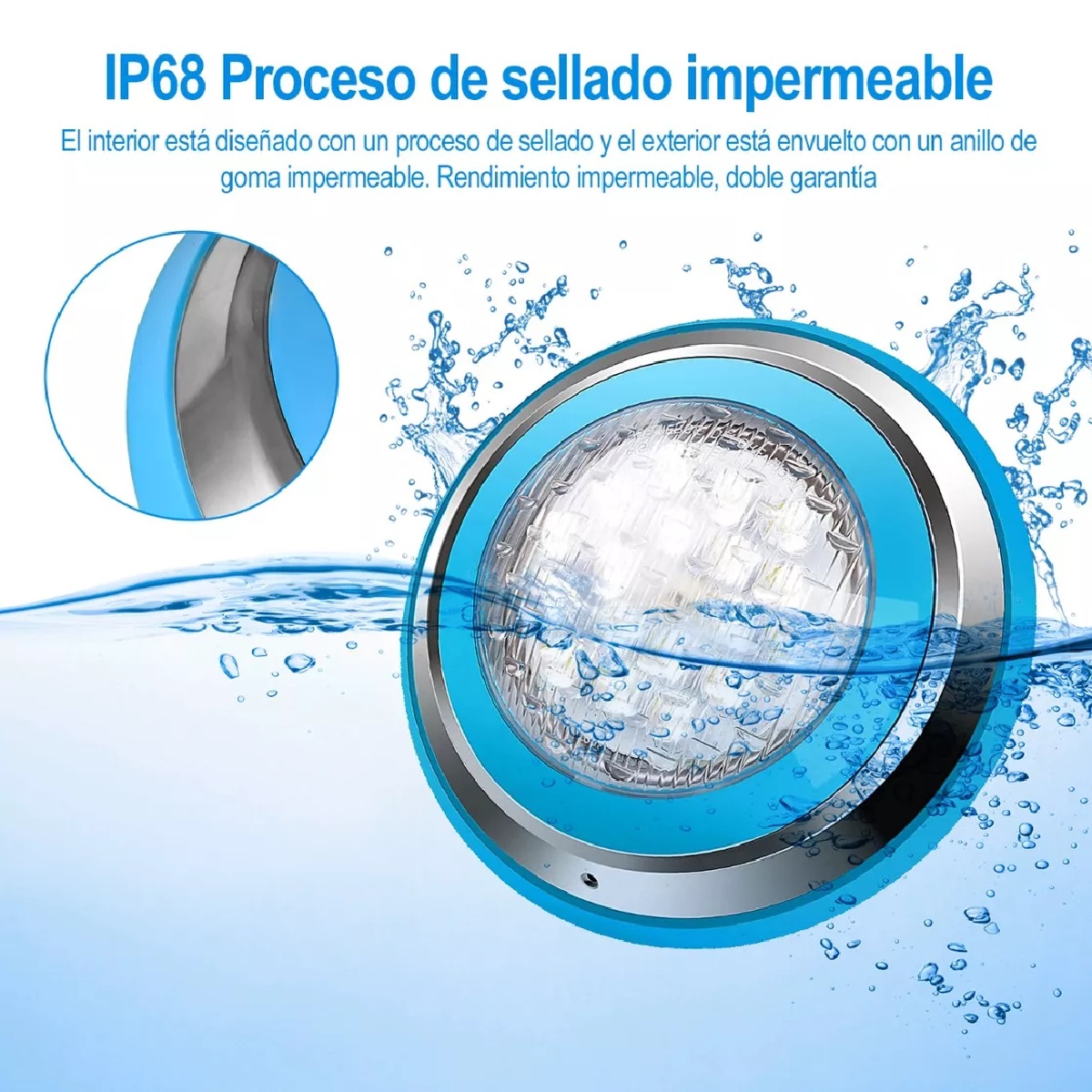 Par 2pc Luces Para Alberca 35w+80w Transformador 1 Con 2 Lampara