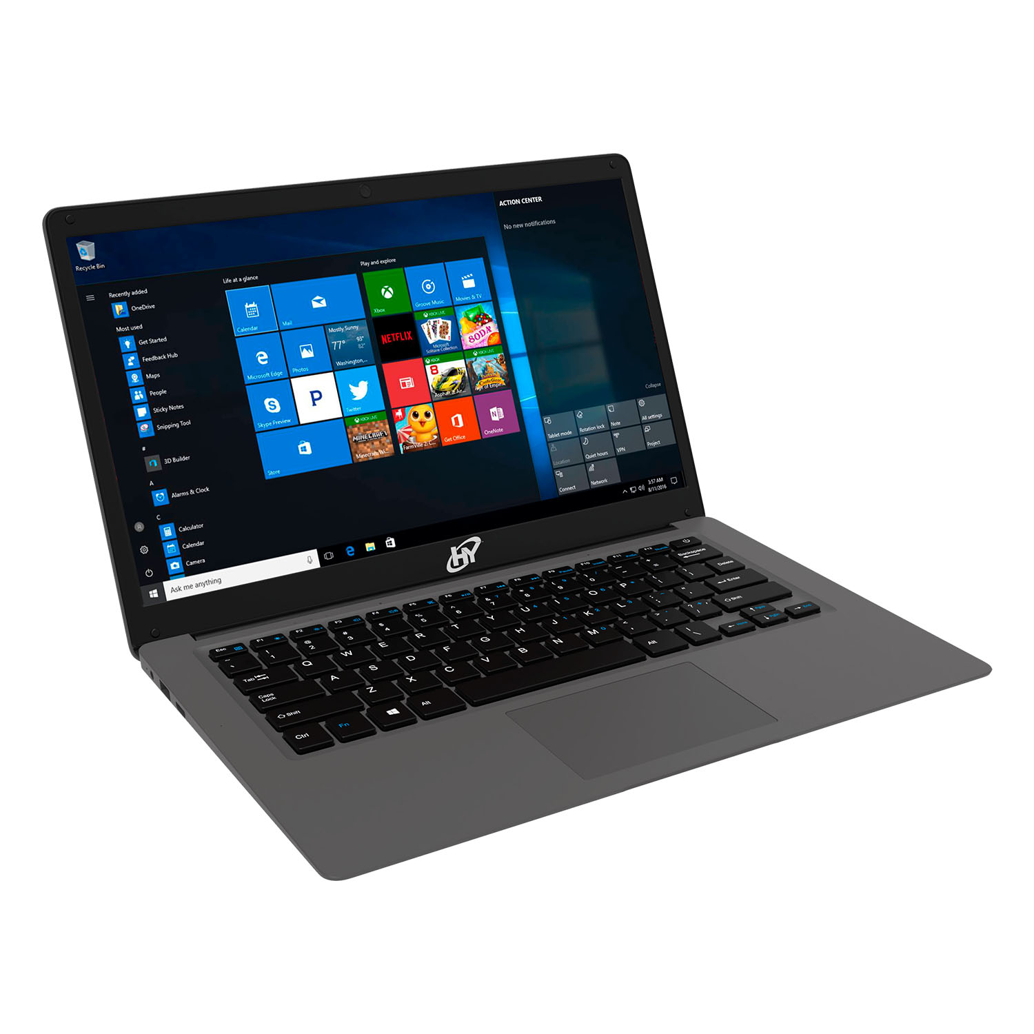 Laptop Hyundai HyBook 14.1" HD, Intel Celeron N4020 1.10GHz, 4GB, 128GB, Windows 10 Home S