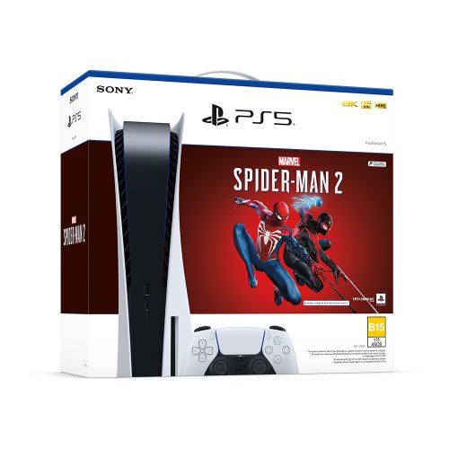 Consola PlayStation 5 Estándar - Pack Marvels Spider-Man 2 Versión Nacional 1 Año de Garantía