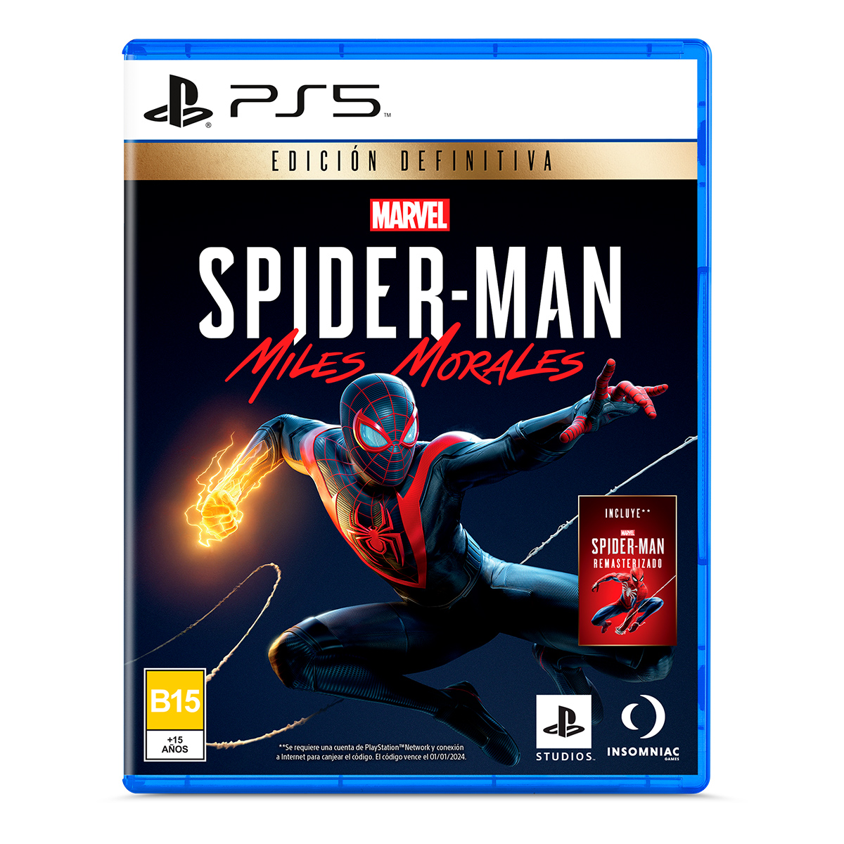 Videojuego Marvel's Spider Man PS5