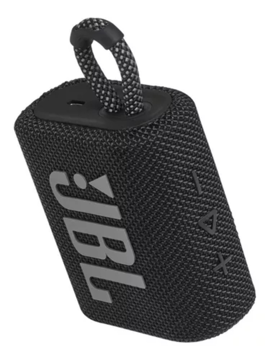 Bocina JBL Go 3 Portátil con Bluetooth Waterproof Negra
