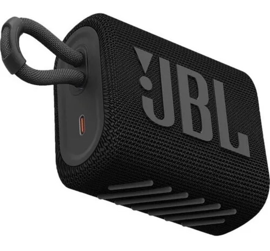 Bocina JBL Go 3 Portátil con Bluetooth Waterproof Negra