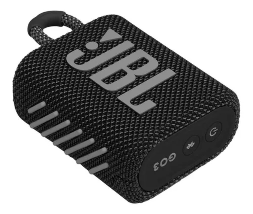 Bocina JBL Go 3 Portátil con Bluetooth Waterproof Negra