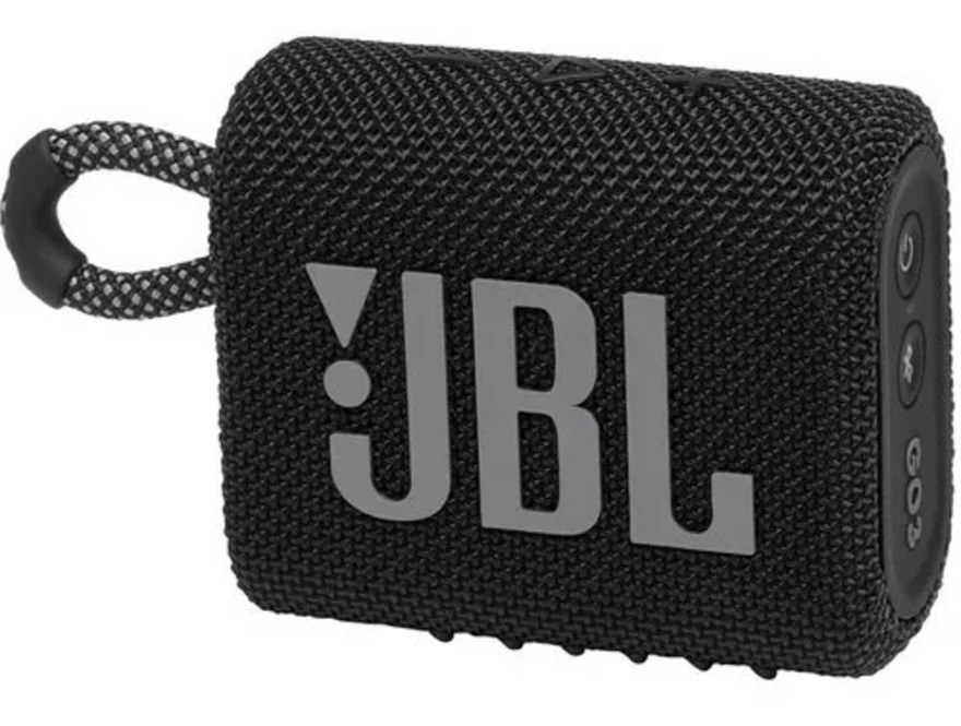 Bocina JBL Go 3 Portátil con Bluetooth Waterproof Negra