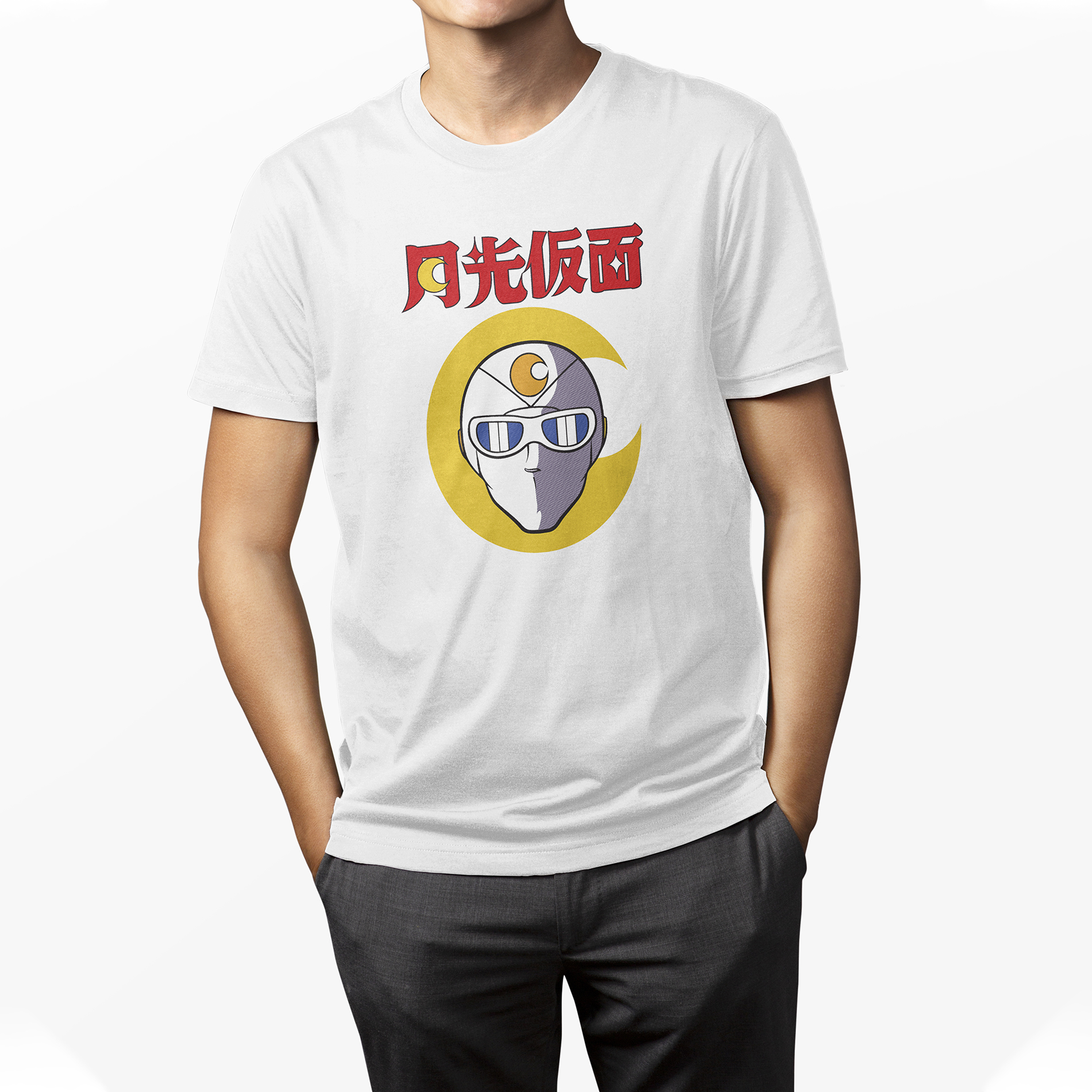 Playera para Hombre Blanca Capitan Senteya Anime Japones