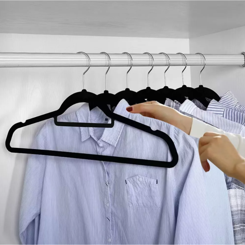 Ganchos para ropa  De Terciopelo Antideslizantes, Set 20 Piezas.