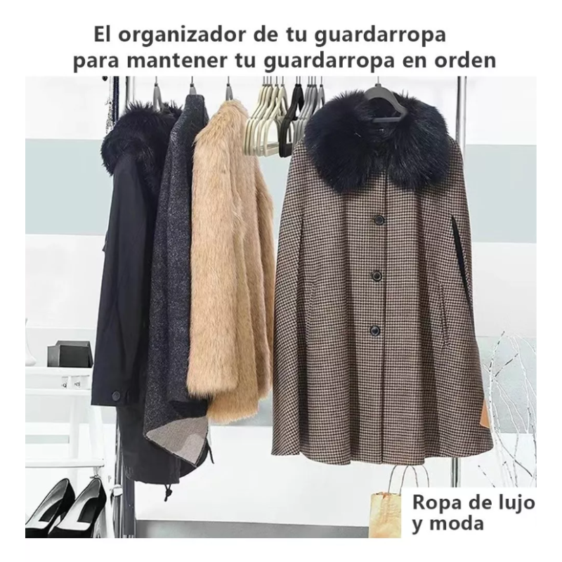 Ganchos para ropa  De Terciopelo Antideslizantes, Set 20 Piezas.
