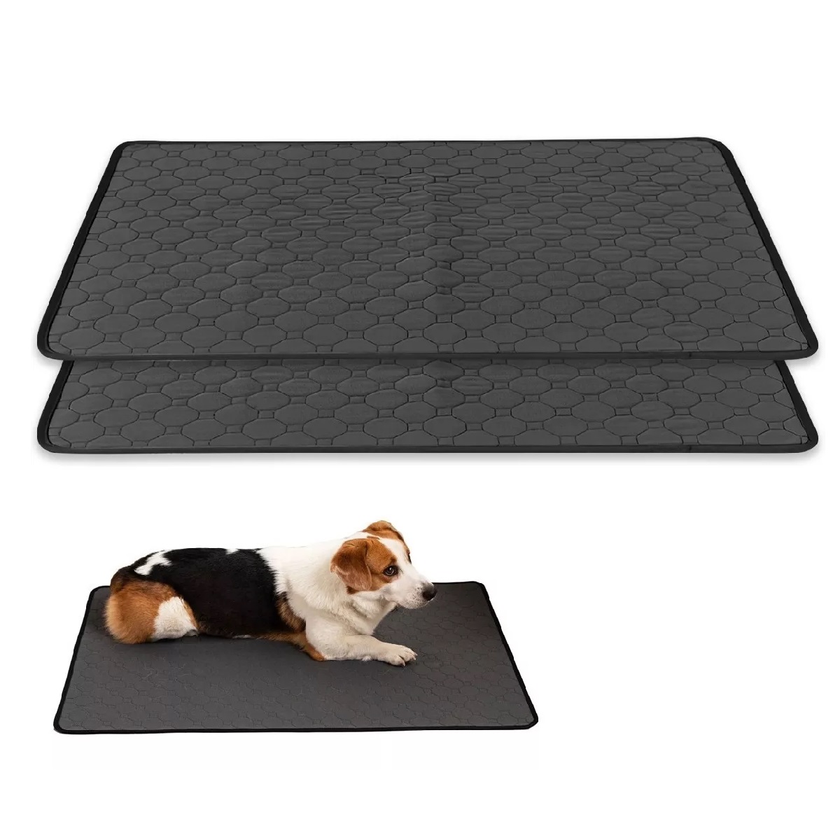 Par Tapete Entrenador Para Perro Pipí Almohadillas Lavables 2pcs