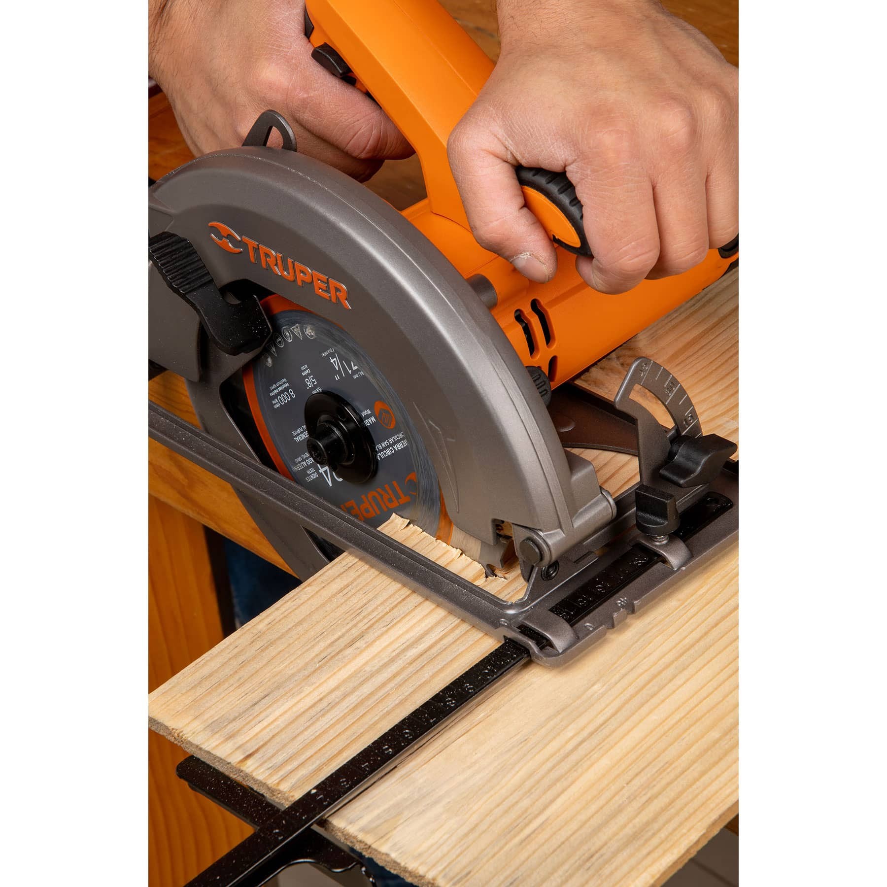 SIERRA CIRCULAR 7-1/4" 1500 W, PROFESIONAL, TRUPER 11004