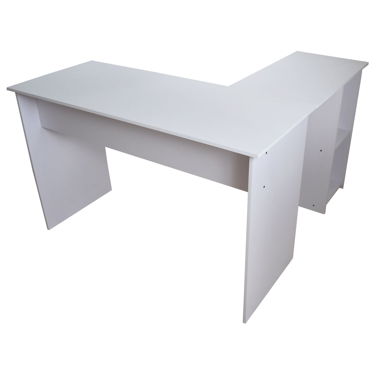 Escritorio Moderno Esquinero Hogare home Office Estudiantil Color Blanco