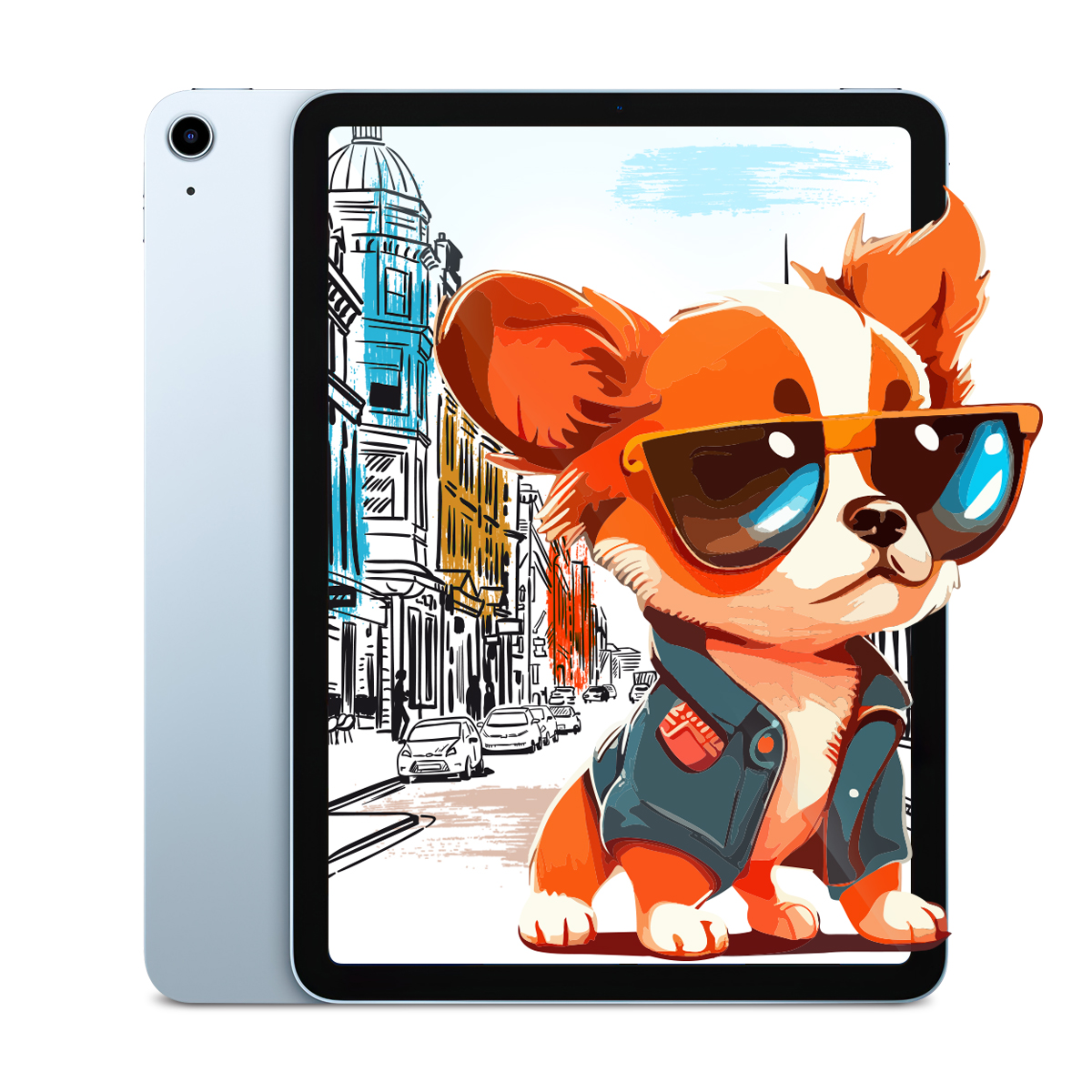 Apple iPad (10.ª generación): con chip A14 Bionic, pantalla de retina  líquida de 10.9 pulgadas, 256 GB, Wi-Fi 6 + celular 5G, cámara frontal de  12