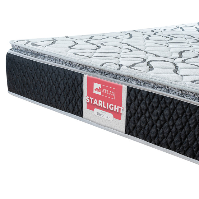 Colchón Matrimonial Atlas Starlight+ 2 Almohadas Peach Feel
