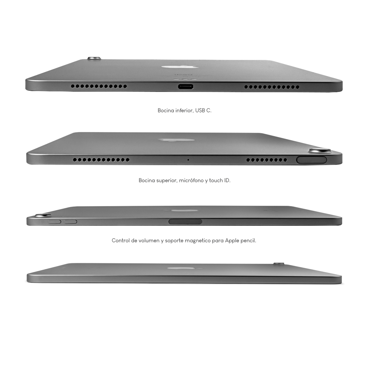 Tablet Apple Ipad AIR 4TH Gen A14 64GB 10.9Pulg Wifi us Space Gray FYFM2LL Refurbished "A"