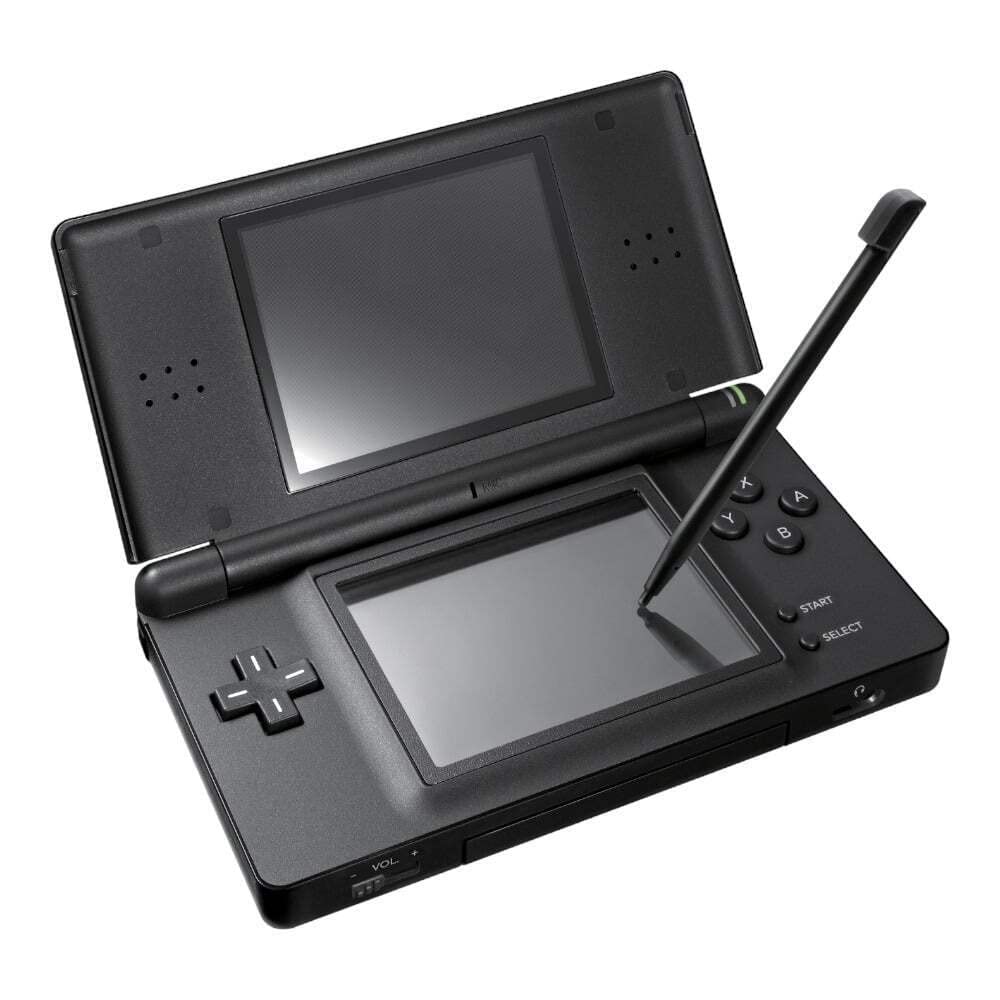 Nintendo DS Lite Con Cartucho Con 208 Videojuegos Color Negro