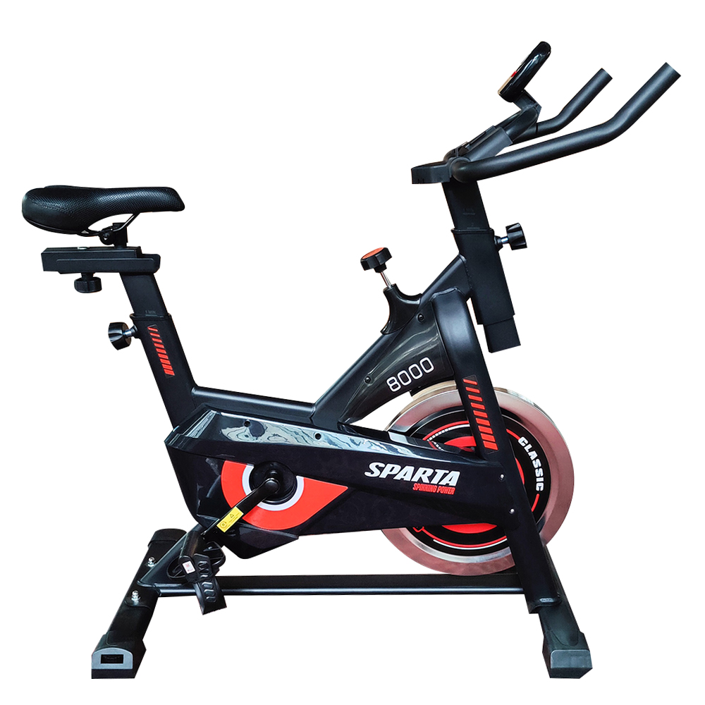 Bicicleta de Spinning Estática Fija Rueda de Inercia 8kg SPARTA APUSPA0002.