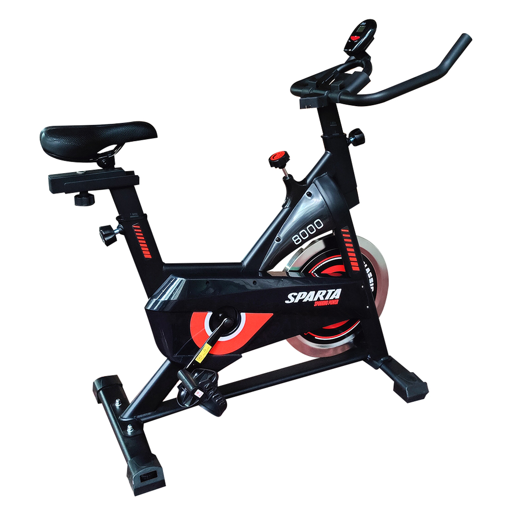 Bicicleta de Spinning Estática Fija Rueda de Inercia 8kg SPARTA APUSPA0002.