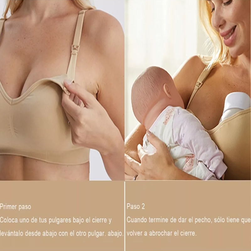 Sostenes De Lactancia Materna Sin Costura, Juego De 3pzs