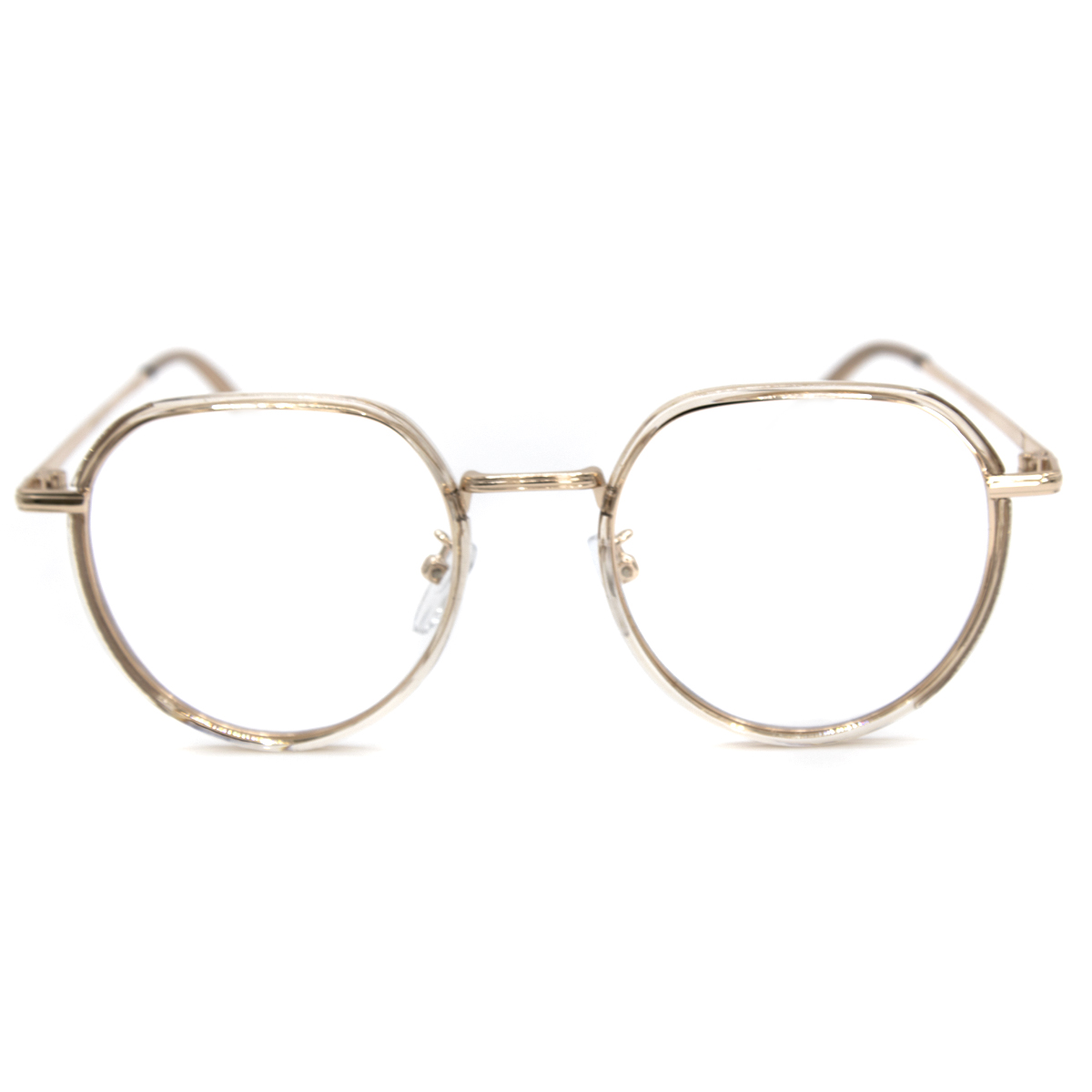 Lentes De Armazon Dorado Graduables GEN7728