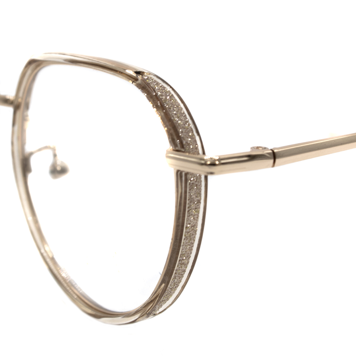 Lentes De Armazon Dorado Graduables GEN7728