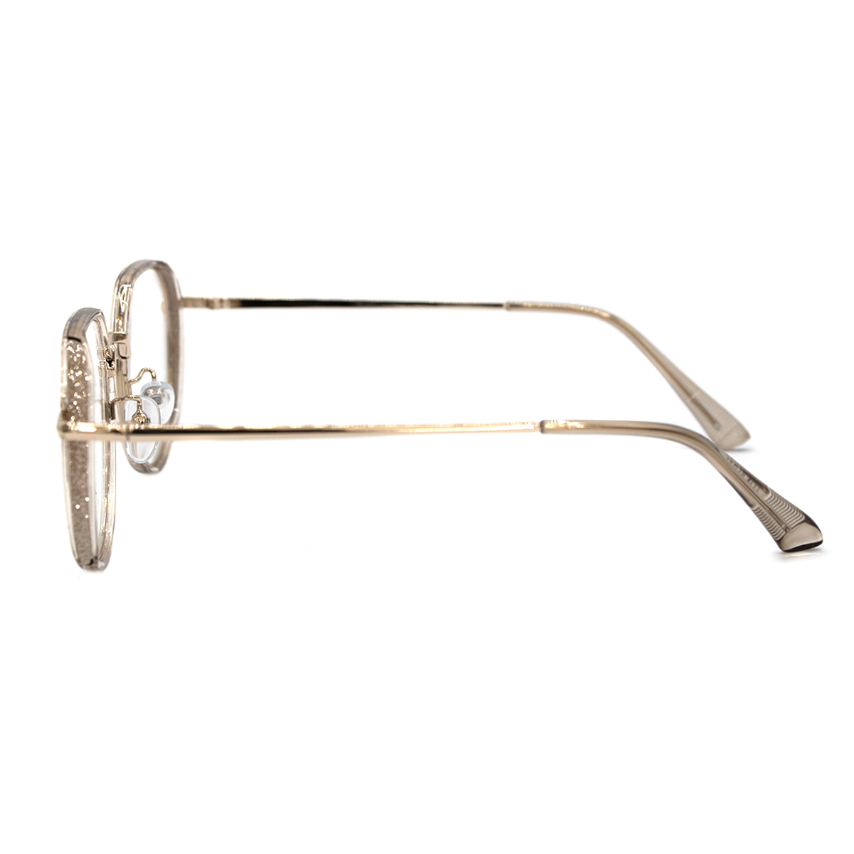 Lentes De Armazon Dorado Graduables GEN7728