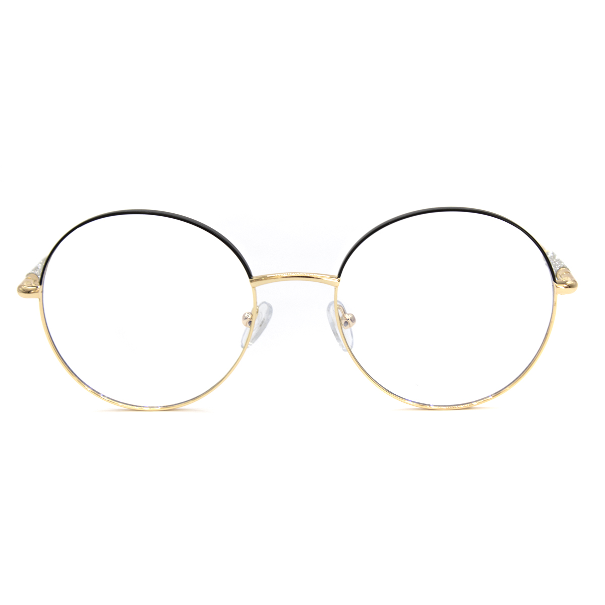Lentes De Armazon Circular Bonitos Graduable GEN95818