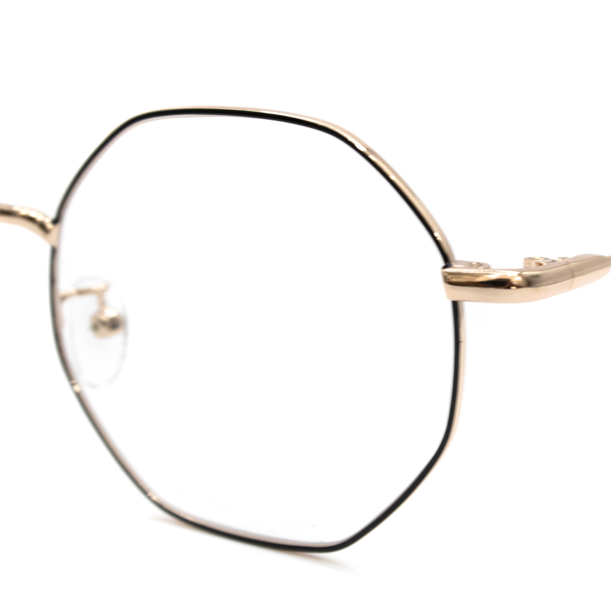 Lentes De Armazon Hexagonales Bonitos Graduables CB8803