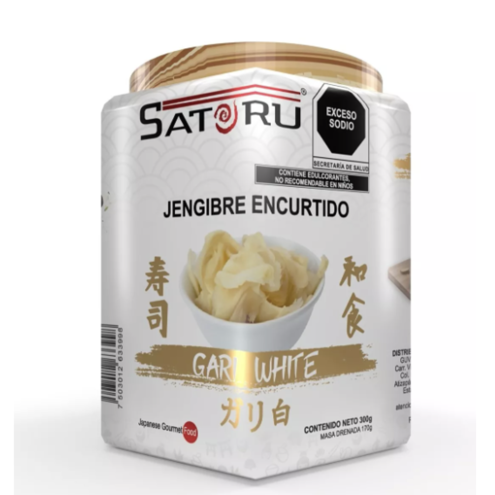 JENGIBRE ENCURTIDO - GARI BLANCO 300G SATORU