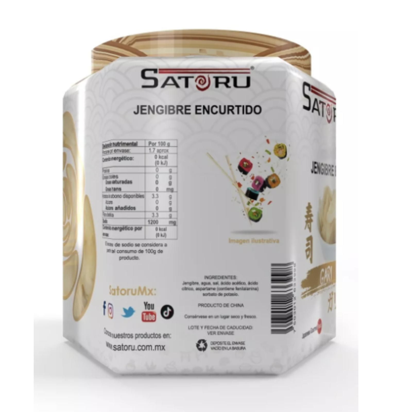 JENGIBRE ENCURTIDO - GARI BLANCO 300G SATORU