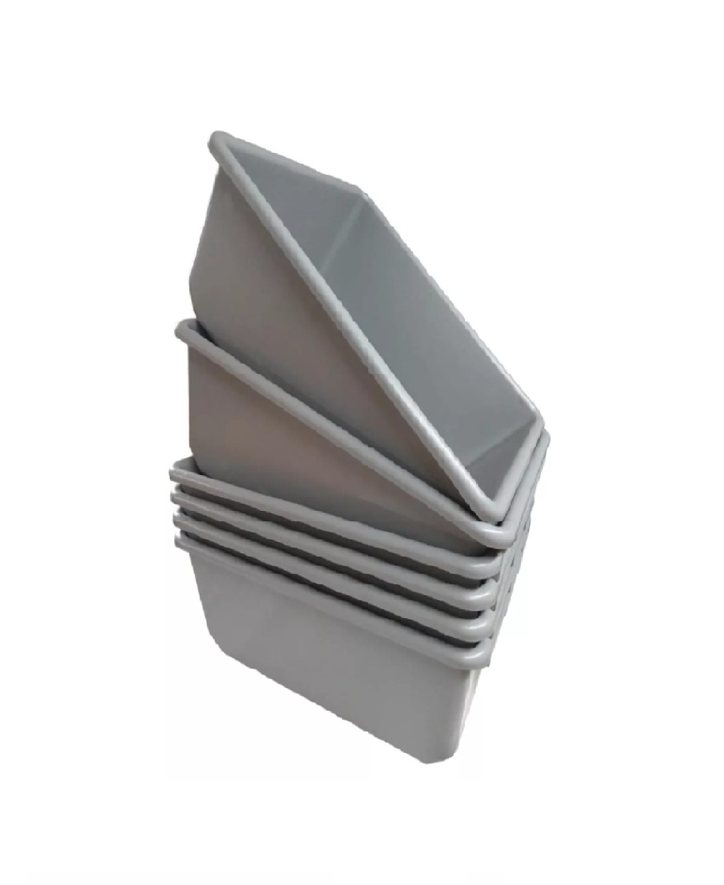 Palanganas De Plastico Comercial 50L 6Pzs