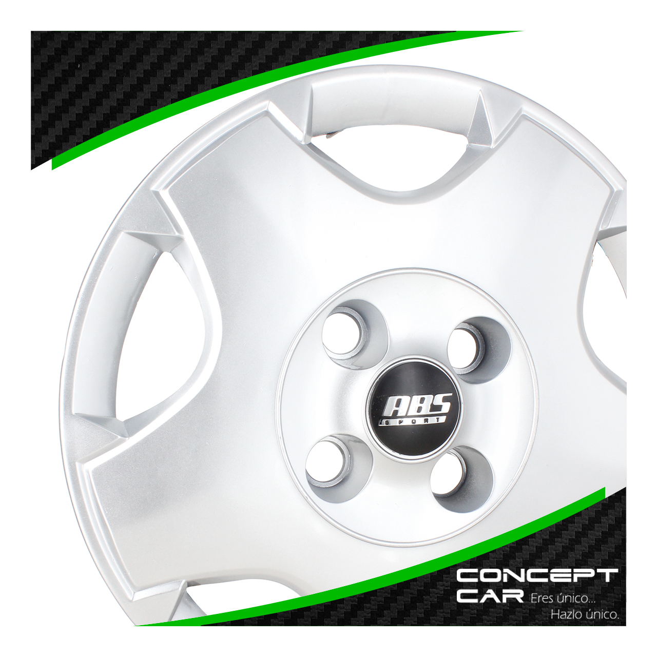 Juego 4 Tapones De Rin 13 Pulgadas Abs Chevy C3 4 Birlos