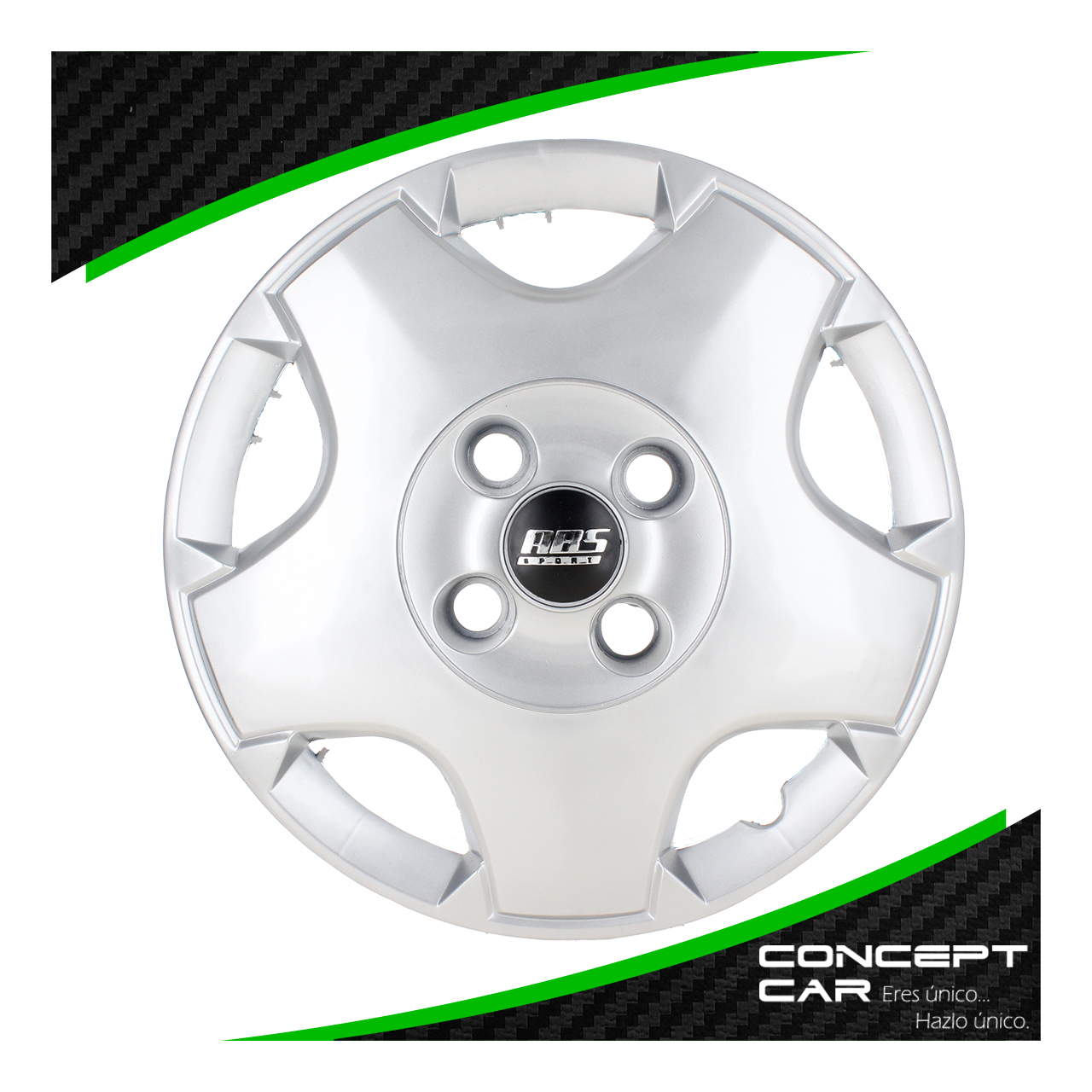 Juego 4 Tapones De Rin 13 Pulgadas Abs Chevy C3 4 Birlos