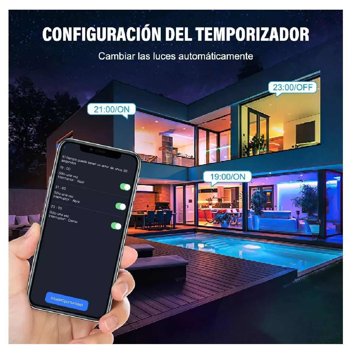 Foco Inteligente Wifi Con Siri Alexa Google Home 10w 1000lm